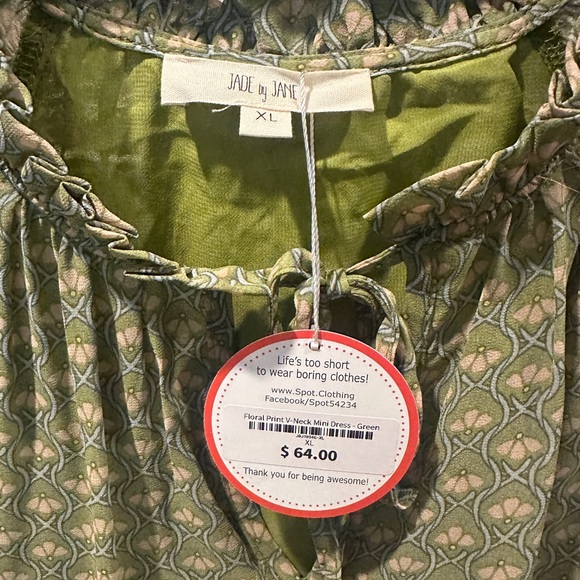 Jade by Jane Green Floral Women's Dress - Picture 4 of 6